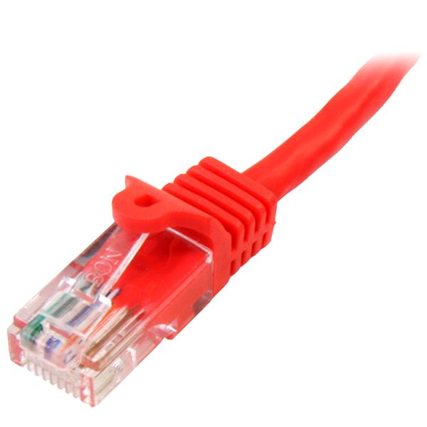 StarTech.com 7m Red Snagless Cat5e Patch Cable - UK BUSINESS SUPPLIES