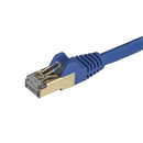 StarTech.com 1m Blue Cat6a Ethernet STP Cable - UK BUSINESS SUPPLIES