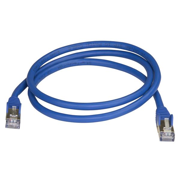StarTech.com 1m Blue Cat6a Ethernet STP Cable - UK BUSINESS SUPPLIES