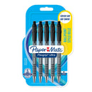 Paper Mate Flexgrip Ultra Retractable Ballpoint Pen 1.0mm Tip 0.5mm Line Black (Pack 5) - 2027751 - UK BUSINESS SUPPLIES
