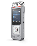 Philips Dictation DVT4110 VoiceTracer Audio Recorder 8GB Memory Chrome Silver - UK BUSINESS SUPPLIES