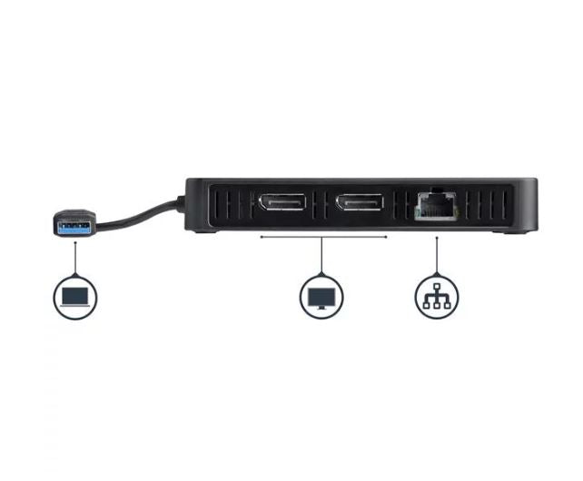 StarTech.com USB to Dual DisplayPort 4K Mini Dock - UK BUSINESS SUPPLIES