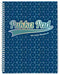 Pukka Pad Glee Jotta A4 Wirebound Card Cover Notebook Ruled 200 Pages Dark Blue (Pack 3) - 3007-GLE - UK BUSINESS SUPPLIES