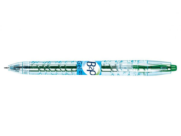 Pilot Begreen B2P Retractable Gel Rollerball Pen Recycled 0.7mm Tip 0.39mm Line Green (Pack 10) - 4902505377471 - UK BUSINESS SUPPLIES