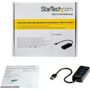 StarTech.com USB3 4 Port Hub with On and Off Switches - UK BUSINESS SUPPLIES