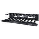 2U Horizontal Cable Manager Single Sided - UK BUSINESS SUPPLIES