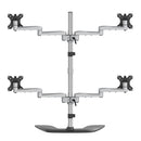 StarTech.com Up to 32 Inch Quad Monitor Stand - UK BUSINESS SUPPLIES