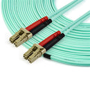 StarTech.com 15m OM3 LC LC Aqua Fiber Optical Cable - UK BUSINESS SUPPLIES