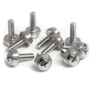 StarTech.com 50 Pkg M5 Mounting Screws Silver - UK BUSINESS SUPPLIES