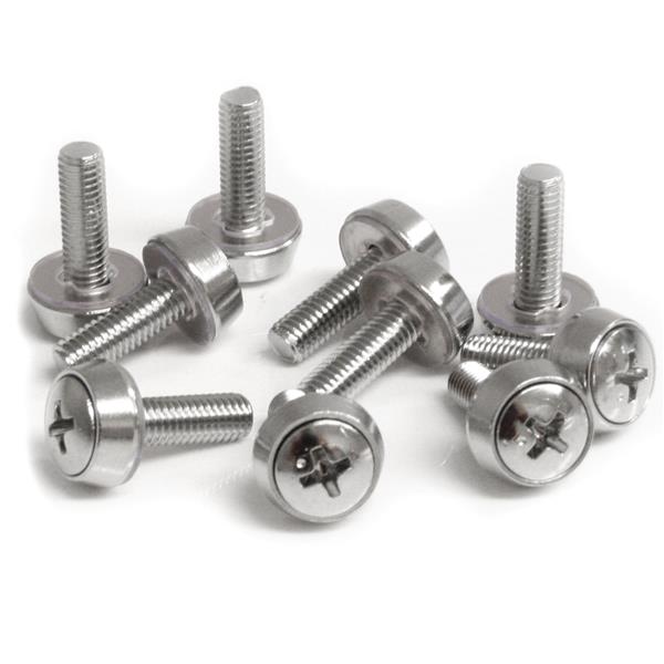 StarTech.com 50 Pkg M5 Mounting Screws Silver - UK BUSINESS SUPPLIES
