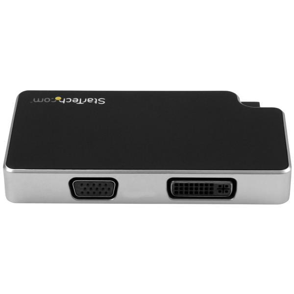 StarTech.com 3in1 USBC to VGA DVI or HDMI Adapter - UK BUSINESS SUPPLIES