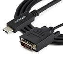 StarTech.com 1m USB C to DVI Adapter Cable Black - UK BUSINESS SUPPLIES