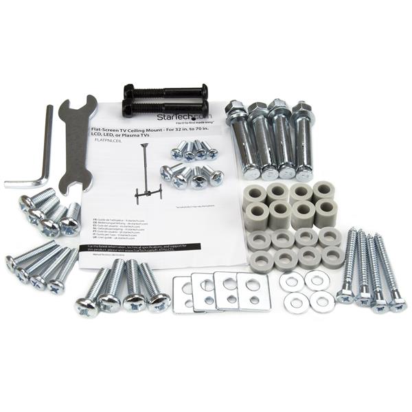 StarTech.com 32 to 75in Flat Screen TVs Ceiling Mount - UK BUSINESS SUPPLIES