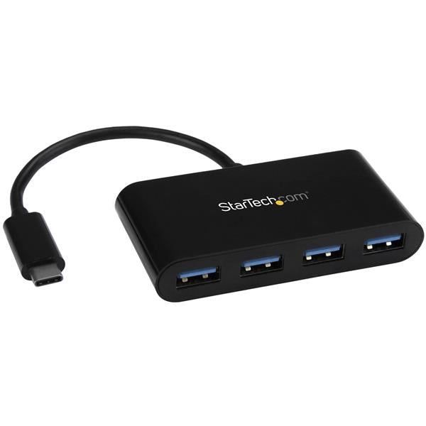 StarTech.com 4 Port USB 3.0 Hub USB C to 4x USB A - UK BUSINESS SUPPLIES