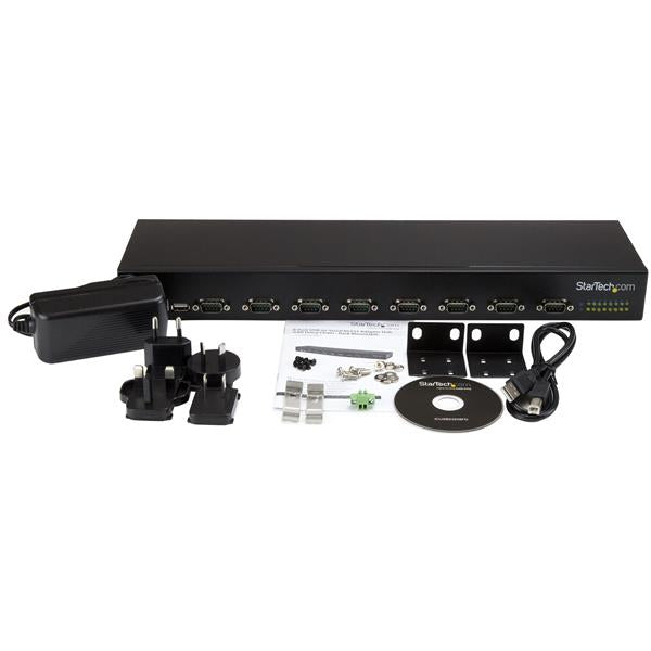 StarTech.com 8 Port USB to Serial RS232 Adapter Hub - UK BUSINESS SUPPLIES