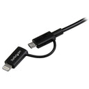 StarTech.com 1m Apple Lightning or Micro USB to USB - UK BUSINESS SUPPLIES
