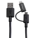 StarTech.com 1m Apple Lightning or Micro USB to USB - UK BUSINESS SUPPLIES