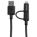 StarTech.com 1m Apple Lightning or Micro USB to USB - UK BUSINESS SUPPLIES