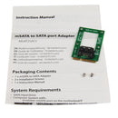 StarTech.com mSATA to SATA HDD SSD 7 Pin Adapter - UK BUSINESS SUPPLIES