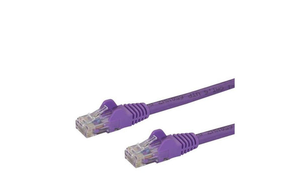 StarTech.com 2m Purple GB Snagless RJ45 Cat6 Cable - UK BUSINESS SUPPLIES