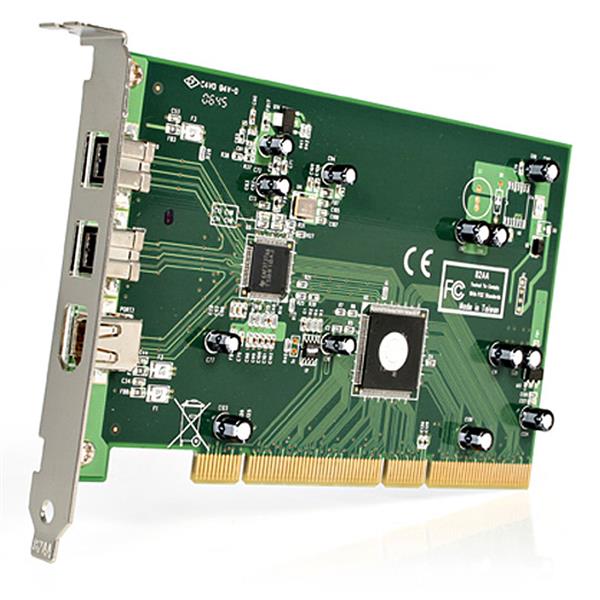 StarTech.com 3 Port PCI 1394b FireWire Card with DV - UK BUSINESS SUPPLIES