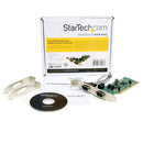 StarTech.com 2PT PCI RS422 485 Serial Card 161050UART - UK BUSINESS SUPPLIES