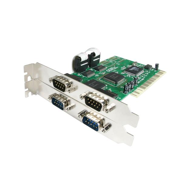 StarTech.com 4 Port PCI 16550 Serial Adapter Card - UK BUSINESS SUPPLIES