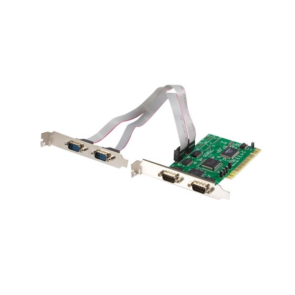 StarTech.com 4 Port PCI 16550 Serial Adapter Card - UK BUSINESS SUPPLIES