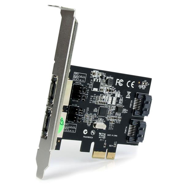 StarTech.com 2 Port PCIe SATA eSATA Controller Card - UK BUSINESS SUPPLIES