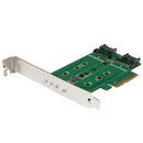 StarTech.com M.2 SSD Card 1x PCIe NVMe 2x SATA M.2 - UK BUSINESS SUPPLIES