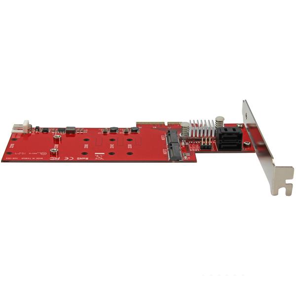 StarTech.com 2 Slot PCIe M.2 RAID Card 2x SATA3 Ports - UK BUSINESS SUPPLIES