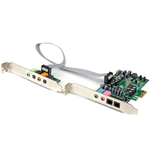 StarTech.com 7.1 PCIe Channel Sound Card 24bit 192KHz - UK BUSINESS SUPPLIES