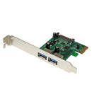 StarTech.com 2 Port PCIe USB3 Card Adapter with UASP - UK BUSINESS SUPPLIES