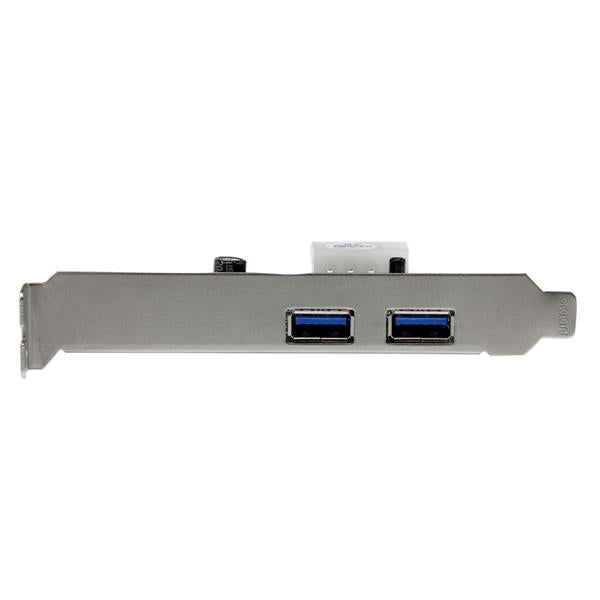 StarTech.com 2 Port PCIe USB3 Card Adapter UASP LP4 - UK BUSINESS SUPPLIES