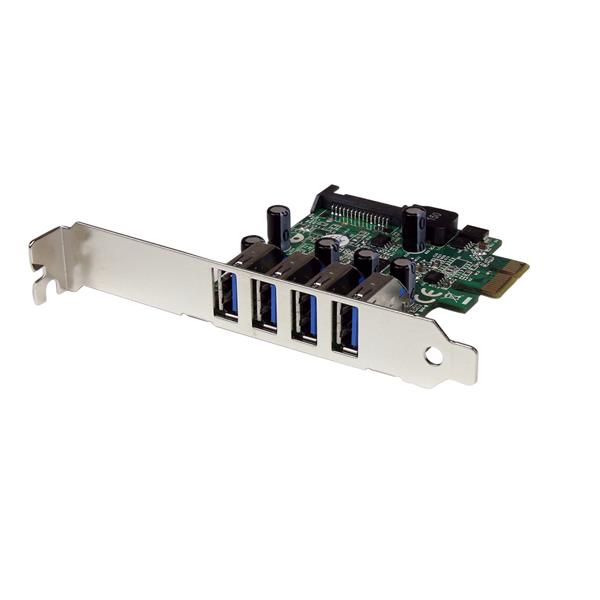 StarTech.com 4 Port PCIe USB 3.0 Controller Card UASP - UK BUSINESS SUPPLIES