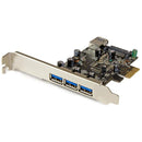 StarTech.com 4 Port PCIe USB 3.0 Adapter Card - UK BUSINESS SUPPLIES