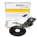 StarTech.com 4PT PCIe USB3 Card Adapter UASP SATA LP4 - UK BUSINESS SUPPLIES