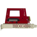 StarTech.com U.2 to PCIe Adapter 2.5 U.2 NVMe SSD - UK BUSINESS SUPPLIES