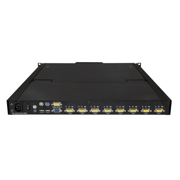 StarTech.com 8 Port 1U 19in Rack Mount KVM Console - UK BUSINESS SUPPLIES