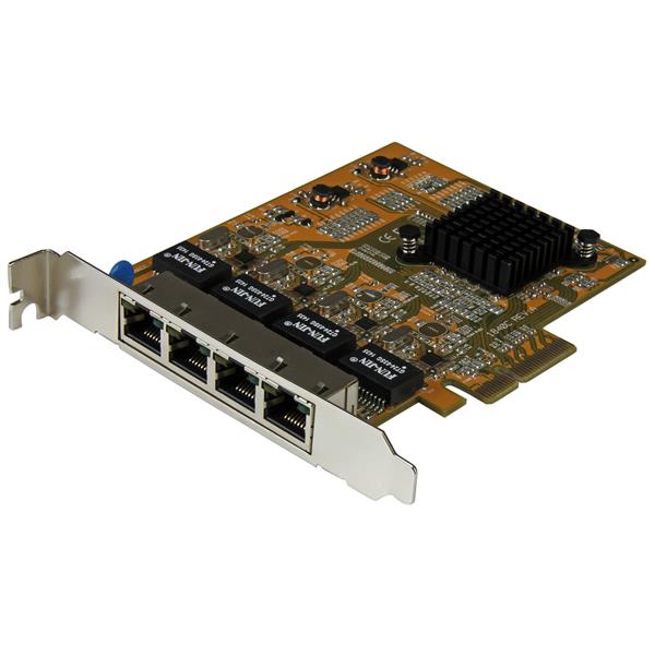 StarTech.com 4 Port PCIe Gigabit Network Adapter Card - UK BUSINESS SUPPLIES