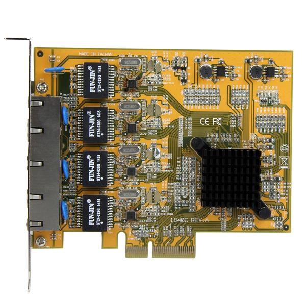 StarTech.com 4 Port PCIe Gigabit Network Adapter Card - UK BUSINESS SUPPLIES