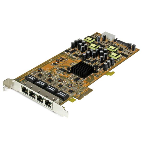 StarTech.com 4 Port Gigabit PoE PCIe NIC - UK BUSINESS SUPPLIES