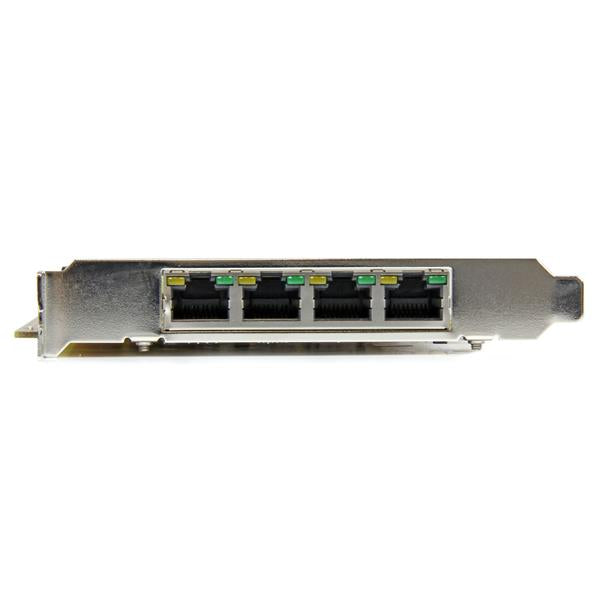 StarTech.com 4 Port Gigabit PoE PCIe NIC - UK BUSINESS SUPPLIES