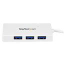 StarTech.com 4 Port SuperSpeed Mini USB 3.0 Hub White - UK BUSINESS SUPPLIES