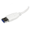 StarTech.com 4 Port SuperSpeed Mini USB 3.0 Hub White - UK BUSINESS SUPPLIES