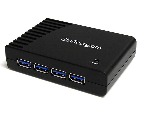 StarTech.com 4 Port Black SuperSpeed USB 3.0 Hub - UK BUSINESS SUPPLIES