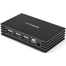 StarTech.com 7 Port Black USB 2.0 Hub - UK BUSINESS SUPPLIES