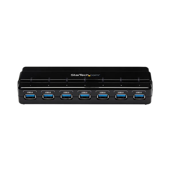 StarTech.com 7 Port SuperSpeed USB3 Hub with Adapter - UK BUSINESS SUPPLIES