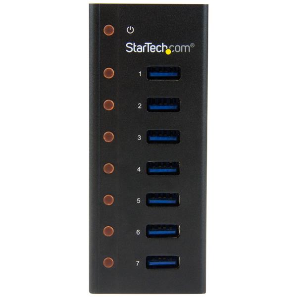 StarTech.com 7PT USB3 Hub Desktop Wall Mountable Encl - UK BUSINESS SUPPLIES