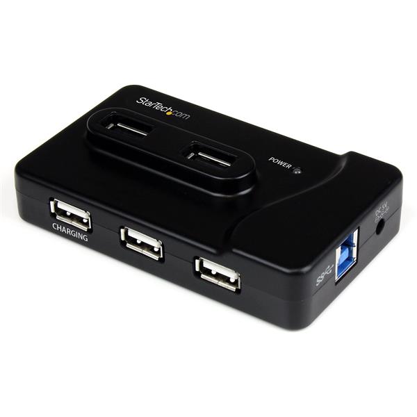 StarTech.com 7 Port USB3.0 USB2.0 Combo Hub 2A Port - UK BUSINESS SUPPLIES
